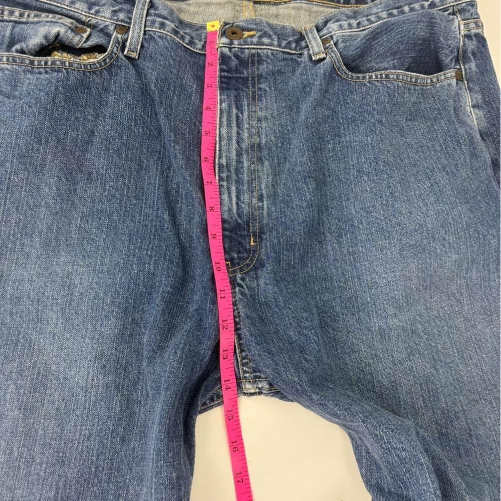 Ralph Lauren Polo Jeans Mens Blue Woodrow Relaxed Fit Cotton Denim-40x32 - Picture 10 of 11